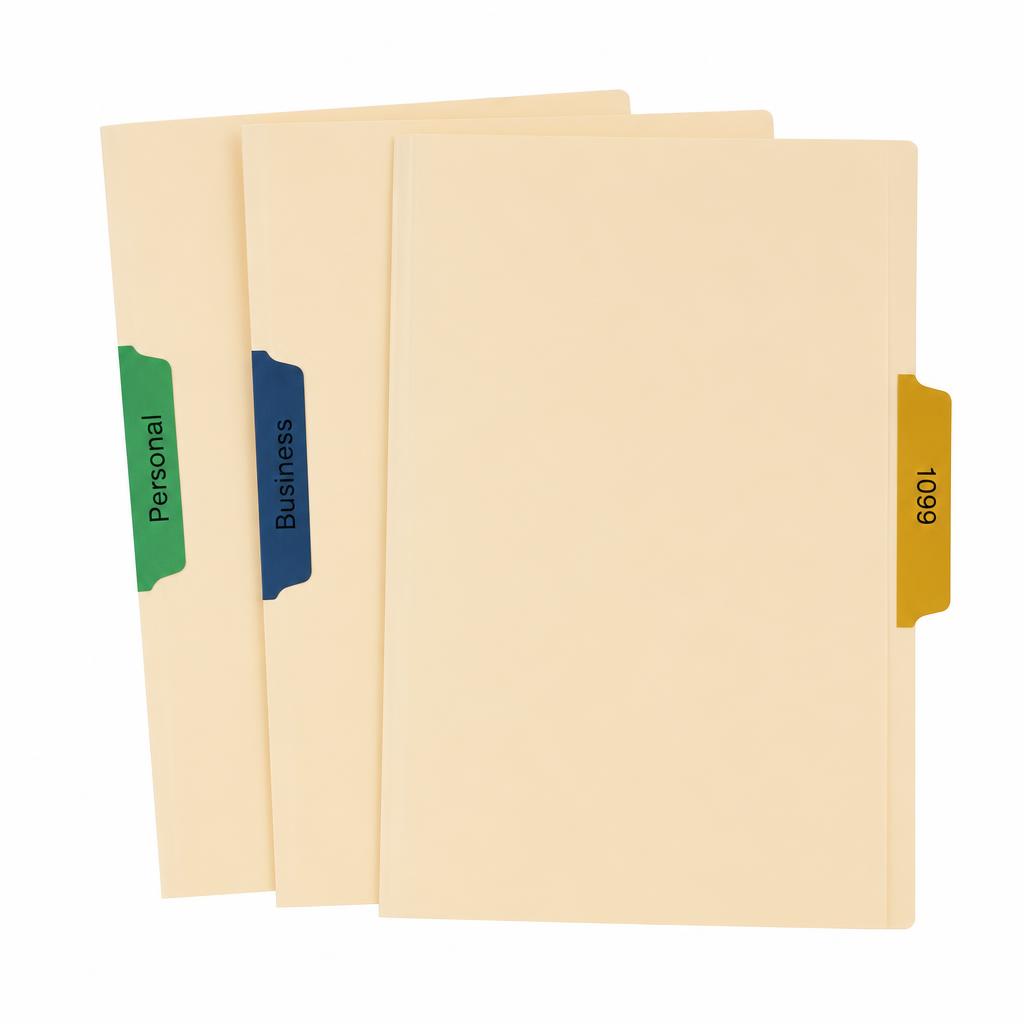 Accounting 24/7 Inc Freelancer Tax Prep Folder Set (3-Pack)